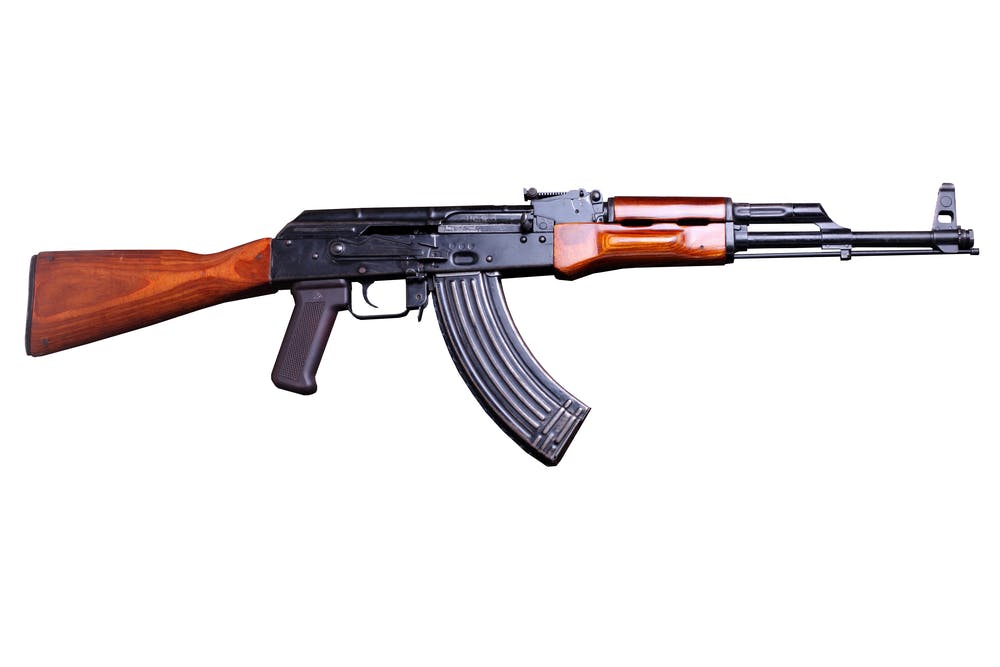 THIS is the AK-47. A lot of historians overpraise it but it was very innovative for its time. The fascist equivalent, the STG-44, often relied on really high effort engineering that made it hopelessly expensive. Most arms manufacturers had not considered the economic factor.