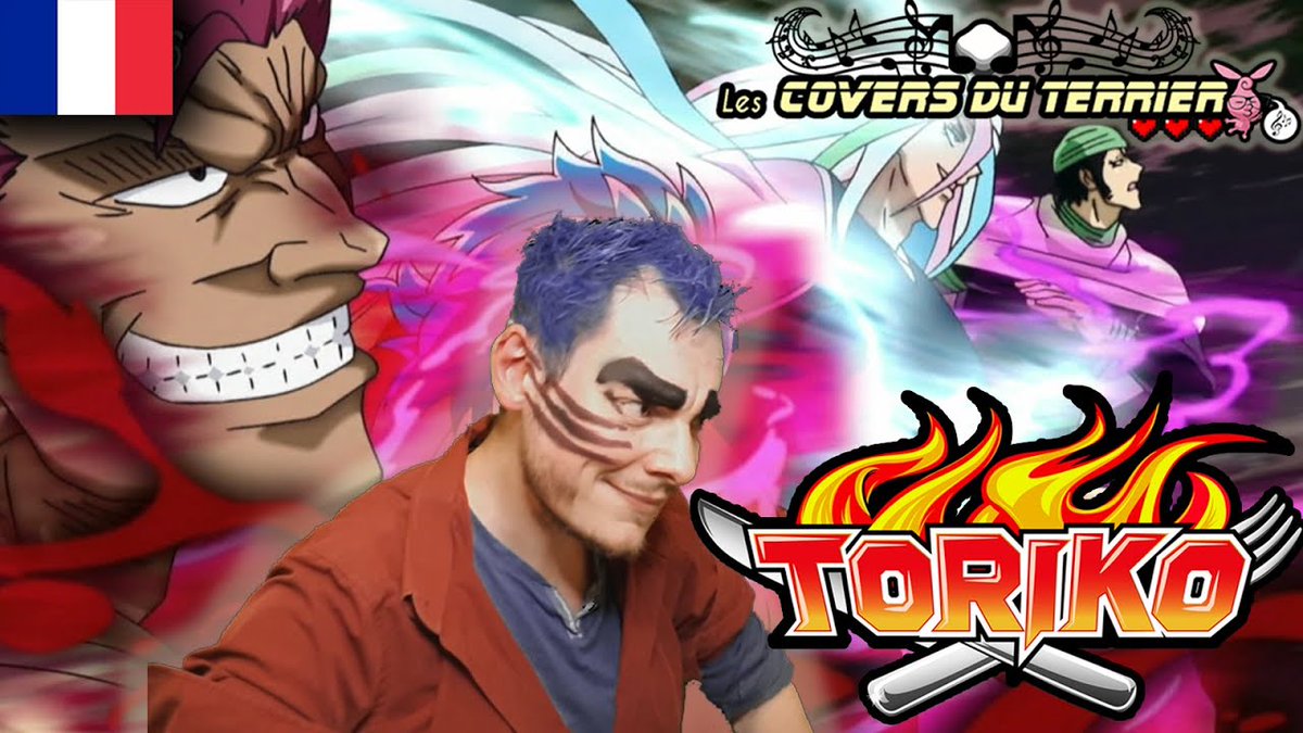 le_terrier's tweet photo. #animetwt #humour 
#chanson #cuisine #confinement3

Bonne nouvelle pour pour les gourmets, voici l'adaptation FR de l'opening de Toriko! @DailyEtchebest on espère que tu la chantera aussi!

Lien : https://t.co/pNzGHctA9R https://t.co/B7eo8LYTRo