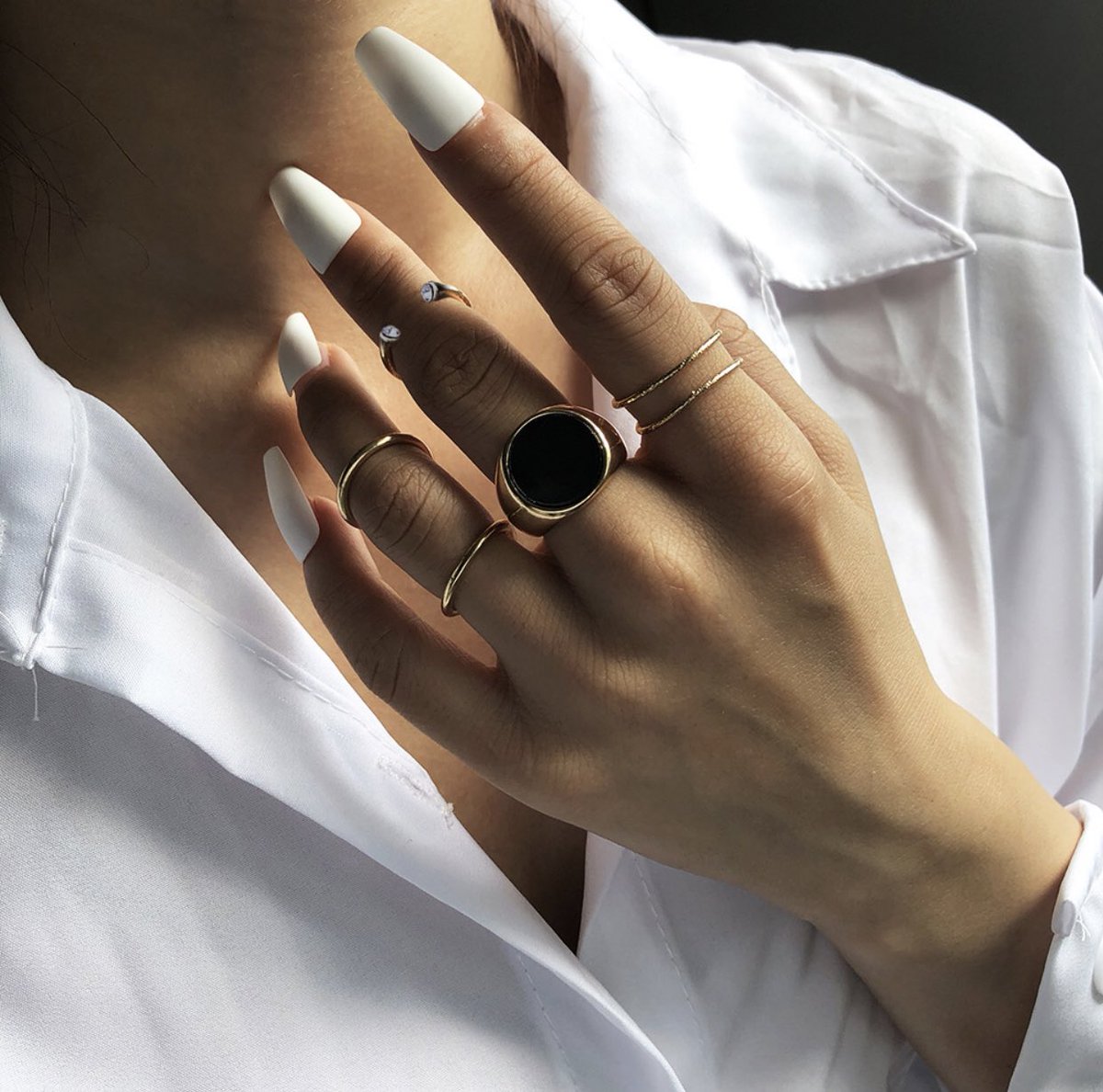 Geometry ring set. PRICE: 3,500Available as seenKindly send a dm to order.