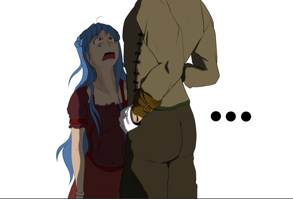 reigawa's tweet photo. Interrogator Humour in the AU universe https://t.co/TZ5O94fojs