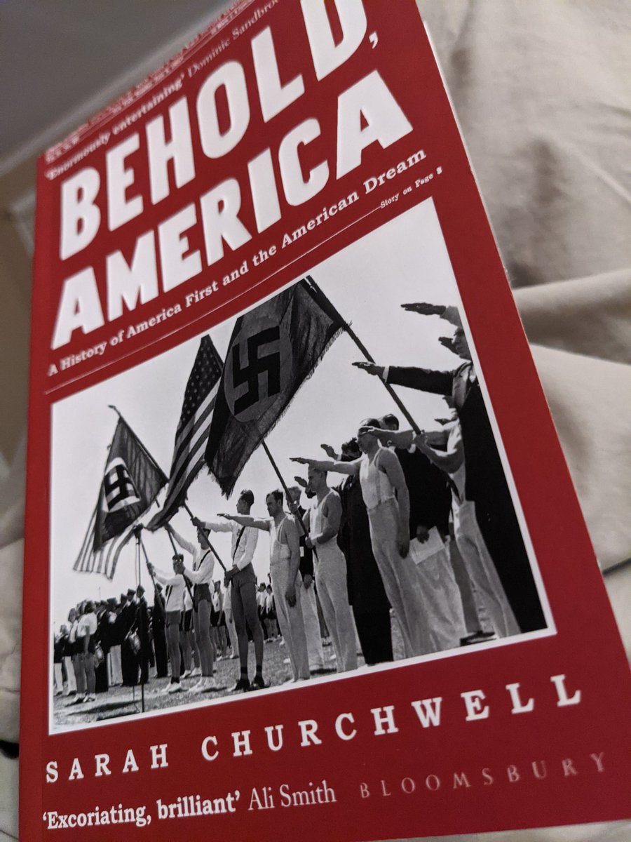  @sarahchurchwell I'm only a few pages into Behold, America and have already decided to teach it in my American Fictions course. Don't know how I missed it when it first came out. It's perfect for just this kind of gen ed course. Thank you.