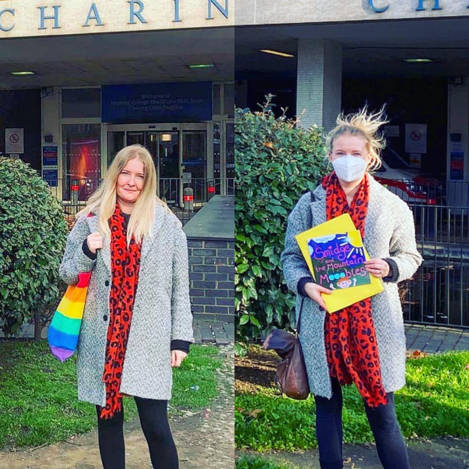 NHSCharities's tweet photo. While recovering from surgery to remove a tumour and one of her kidneys, @pdavies_books wrote 'Smidge and the Mountain MoOobles'. She's donating 10% of the profits to NHS Charities Together. Buy here: https://t.co/2wpF3sSj7A 🌈💙 https://t.co/vlDxDpBiQx