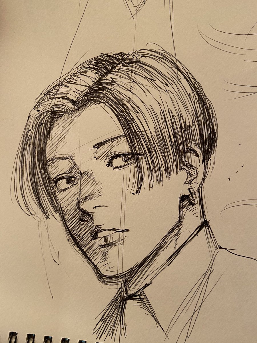 岸騎士はピシっとしてるからボールペンよりちゃんとペン入れした方が良いね。 