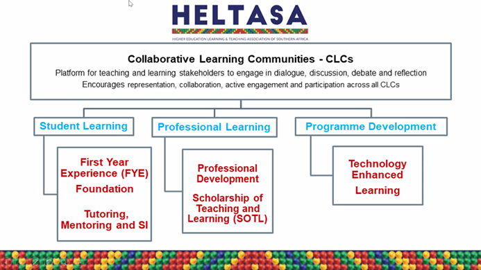 We welcome your suggestions, participation in and engagement with our CLCs. Please visit our website for more information on their workshops, publications and other activities: heltasa.org.za/clcs/