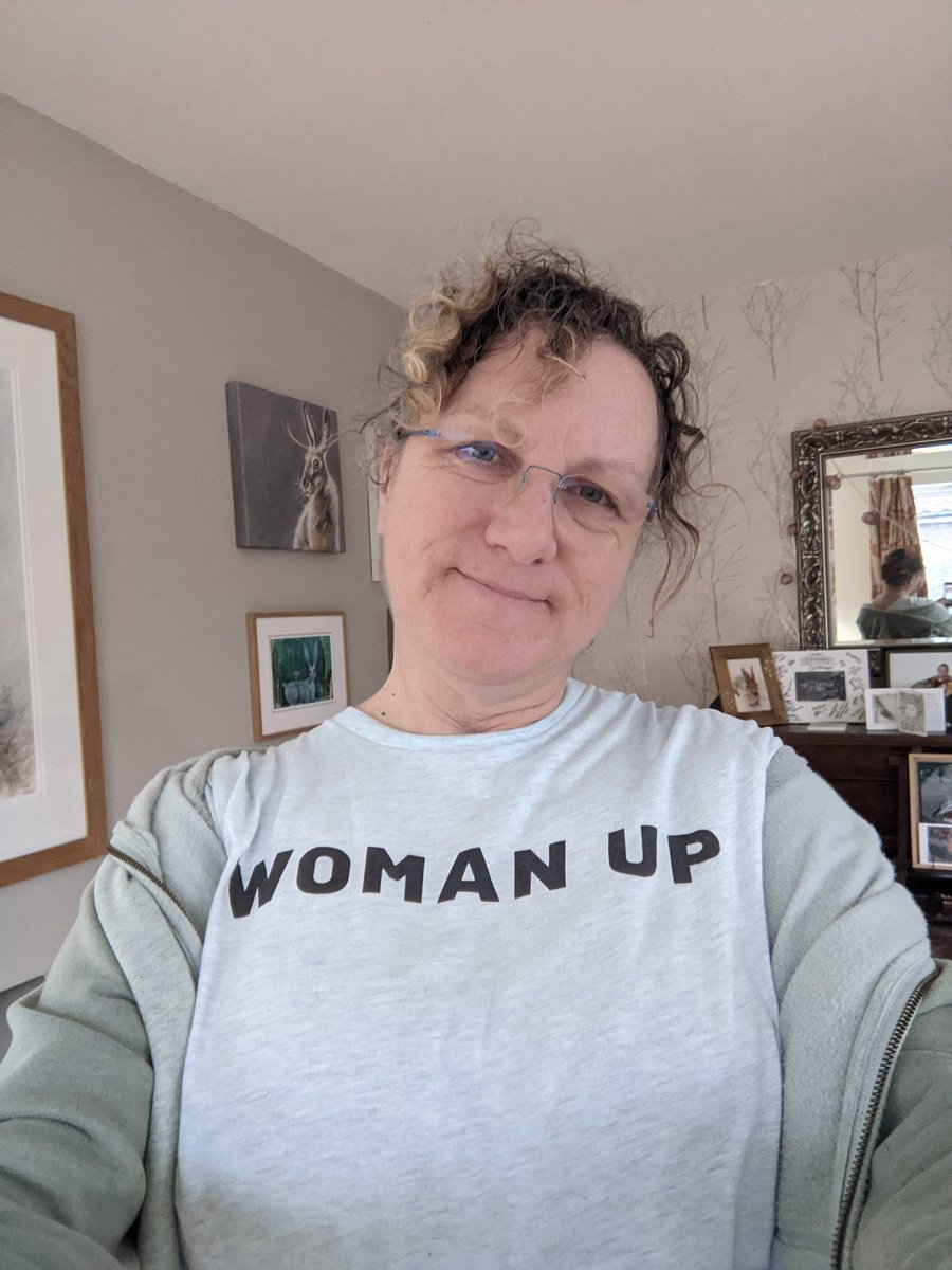 SFMassie's tweet photo. T-shirt inspiration for my Sunday morning HIIT and yoga combo class #Menopause #bonedensitymatters #wellbeing @WomenBeh https://t.co/9wtXOJDA8Q