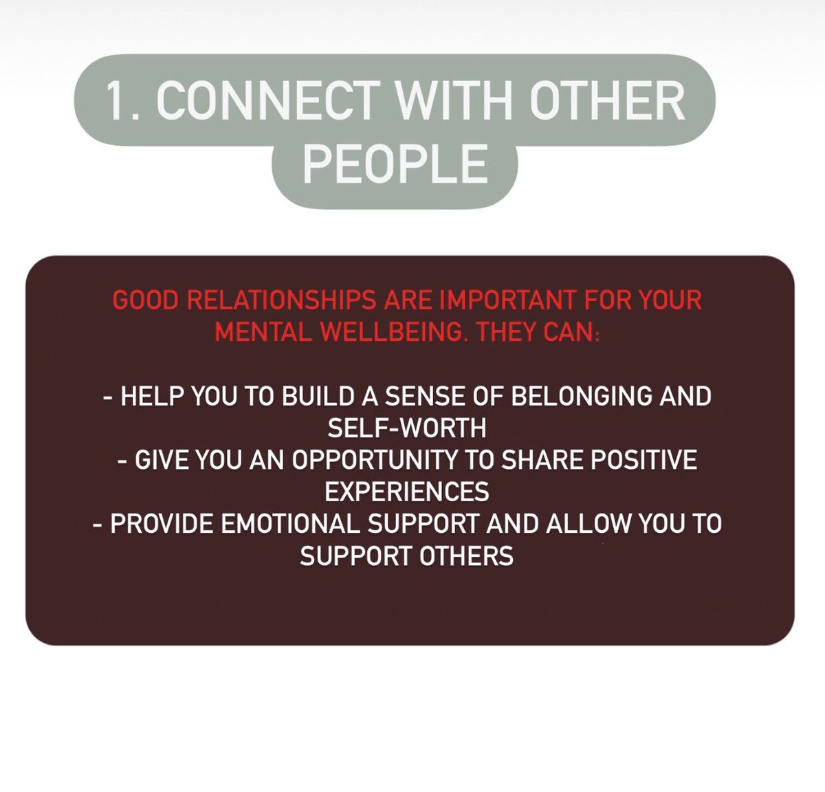 beethereMCR's tweet photo. Evidence suggests there are 5 steps you can take to improve your mental health and wellbeing. Trying these things could help you feel more positive and able to get the most out of life.Beethere is always here to listen and talk our DM’s are always open 💛🐝📩 https://t.co/Tntfzr6BCu