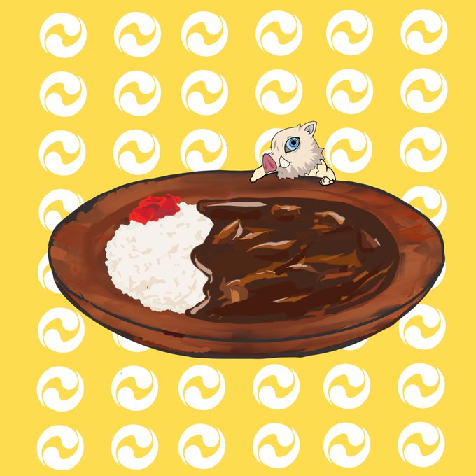 カレーの日のtwitterイラスト作品