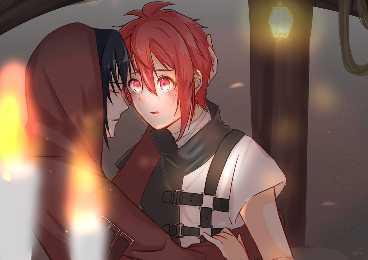 カバクオ いおりく ゆっくりでいいから仲良しに戻ってほし まちゃ Iork強化月間 のイラスト