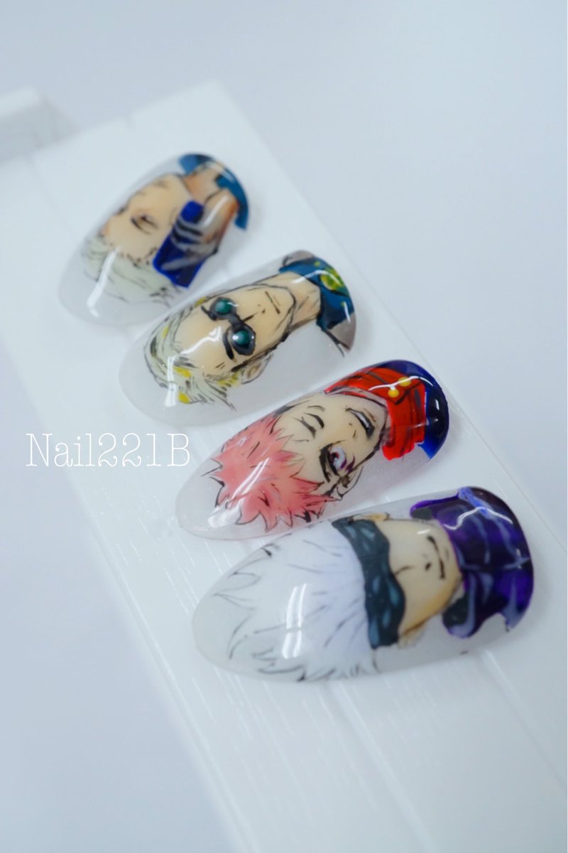 Nail211b 痛ネイル勉強中 呪術廻戦 痛ネイル ネイル 手描き デザイン ネイルアート 練習中 五条悟 ななみん 虎杖悠仁 呪術廻戦ネイル キャラクターネイル 千葉中央 千葉市 千葉 ネイルサロン ネイルが好き T Co Nail211b 痛ネイル勉強中 呪術廻戦 痛ネイル ネイル 手描き デザイン ネイルアート 練習中 五条悟 ななみん 虎杖悠仁 呪術廻戦ネイル キャラクターネイル 千葉中央 千葉市 千葉 ネイルサロン ネイルが好き T Co