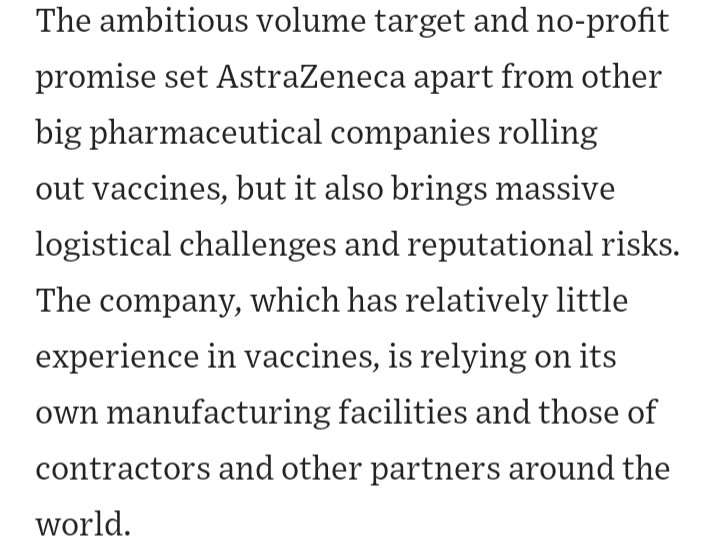 1: The Pfizer/BioNTech "clash" that resulted in less.2: The assessment that a rather inexperienced vaccine player, AZN, would manage to handle eg. scaling issues3: Cheaper is not always better (focus on price often results in bad decisions?) 4: slow internal process