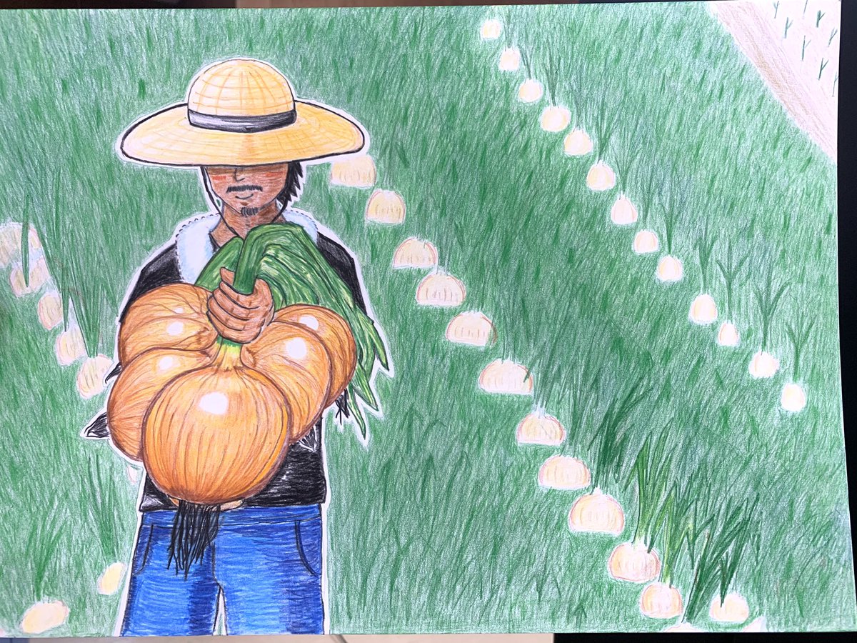 井川 翼 絵本作家 農家 玉ねぎ農家が 玉ねぎの絵本を描いてます 玉ねぎ 絵本