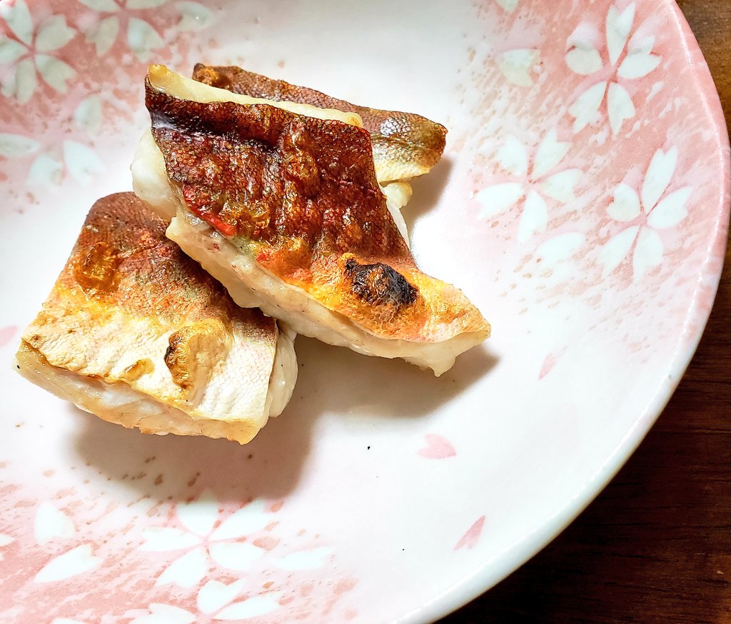 ホウボウの塩焼き