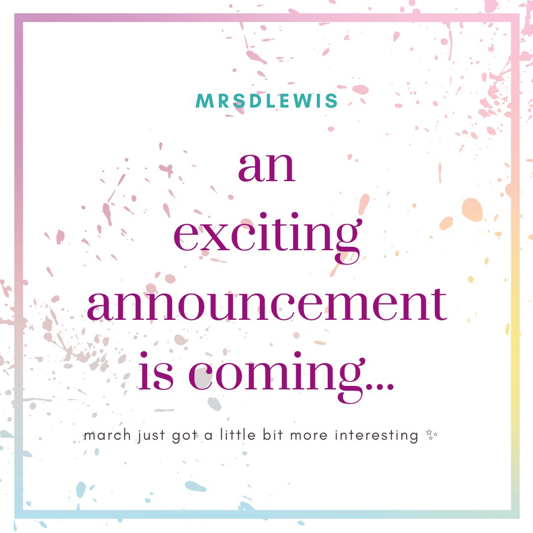 mrsdlewis2's tweet photo. #teaser #announcement 
#6weekcountdown #lifesachanging #springiscoming https://t.co/WniBy2JCoJ