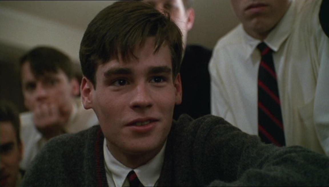 — neil perry; dead poets society (film)i kin him...... a bit too much but STILL GOD he just.... i know he had to die for the character arc and todd and whatever etc etc but UGH as a person who i LOVE he didnt deserve to DIE and i dont CARE abt what makes a film good because i