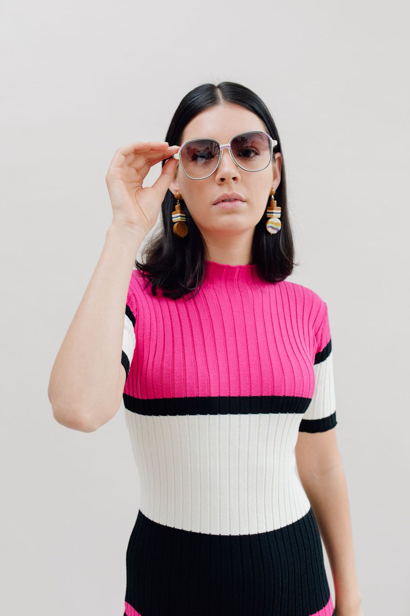 _westcarolina's tweet photo. This women’s mid-length, rib-knit, coloured stripe print dress is perfect for the winter season. A combination of colour blocking and classy prints is a way to look trendy yet comfortable. 💞
Shop our Emily Knitted Dress 👉 https://t.co/tr9SbK6oWV https://t.co/RAtLr8fr8J