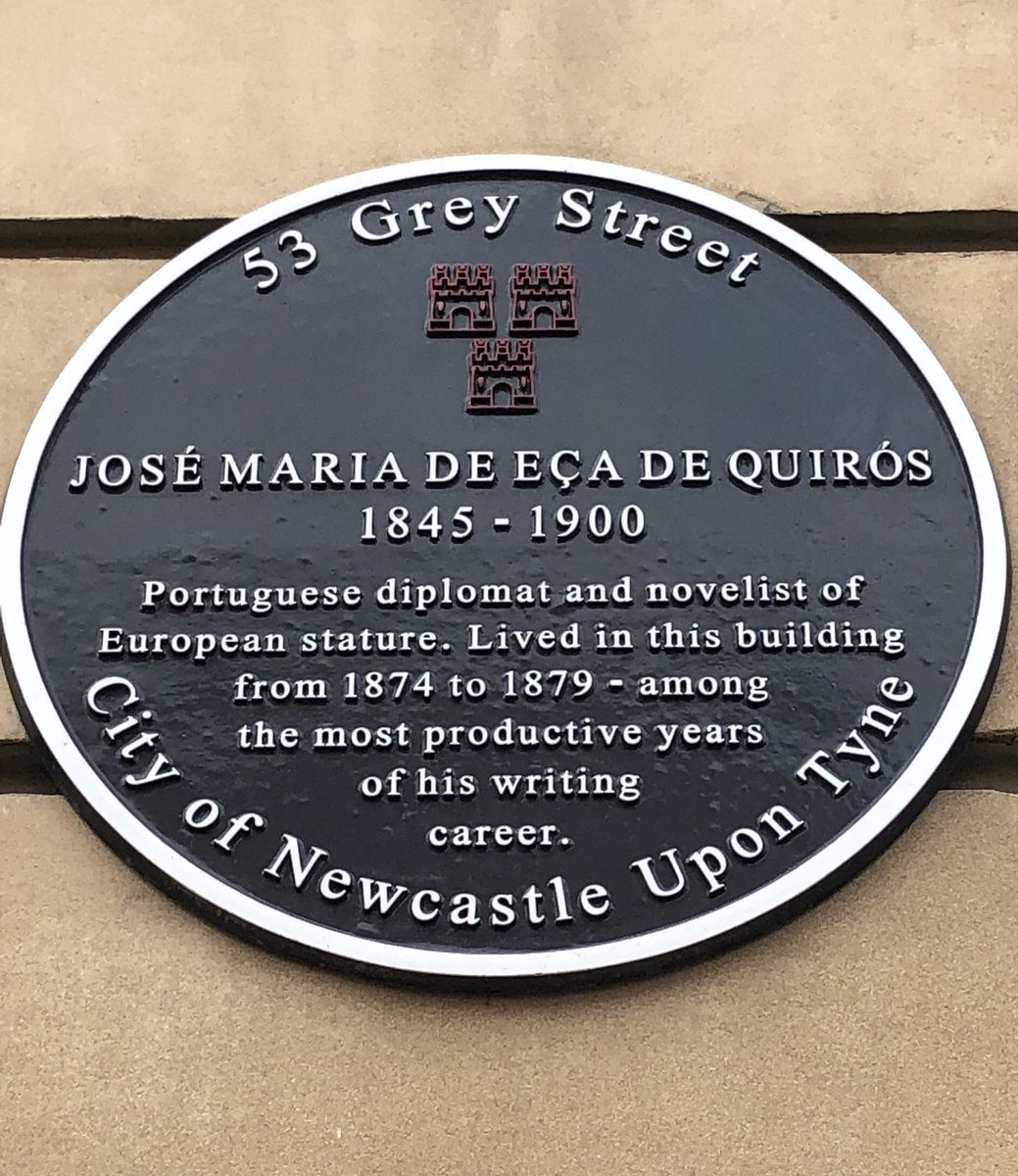 The Portuguese novelist and diplomat José Maria de Eça de Queirós lived in the building on the right in the 1870s, above what is now Blake’s Coffee Shop. /cc  @MacaesBruno