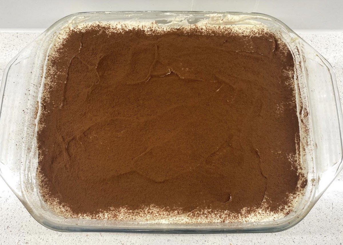 DeanyEatsWorld's tweet photo. My first time making one of my #favourite #desserts #tiramisu. It turned out really well and it was passed on to me by my sister in law who was taught this #recipe by an #italianfamily 

I will be posting a #recipe for this on my @Cookpad_UK soon 🥰😊😋 https://t.co/OJnR7XroLj
