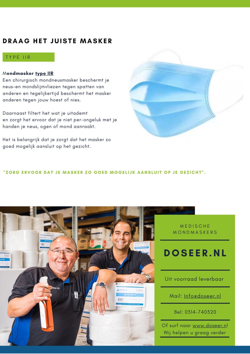 Mondmaskers het verschil tussen FFP2 en IIR, wij beleveren u graag. De mondkapjes zijn uit voorraad leverbaar #mondmasker #FFP2 #mondmaskers #uitvoorraadleverbaar #mondneusmasker #ademhalingsmasker #mondkapje @JeroenDrenth1