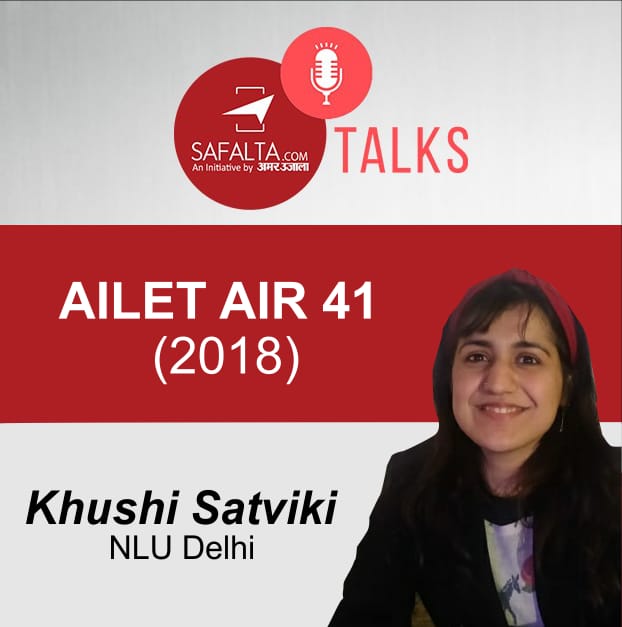 SafaltaClass's tweet image. CLAT 2021 Preparation Tips By Khushi Satviki (Ailet Air 41  2018) NLU Delhi.
Watch Live Session Tomorrow at 11:00Am on safalta class Youtube Channel.
#safaltatalks #safaltaclass #clat2021 #Clatexam #khushisatviki #nludelhi