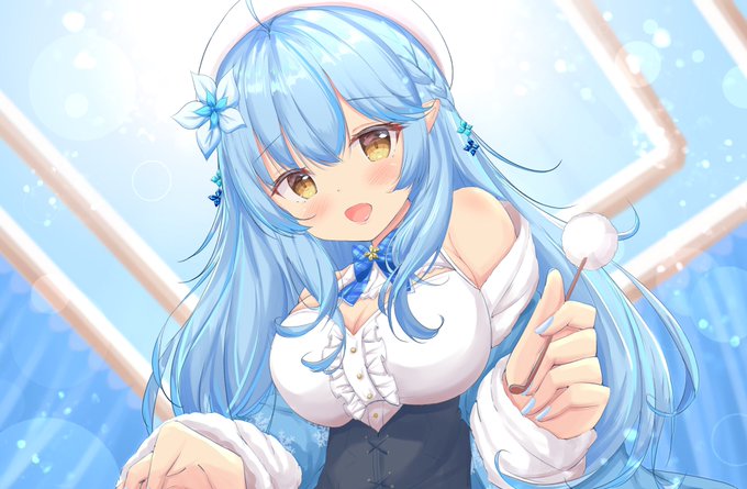 ラミィちゃん3Dおめでとー!!😆😆
めっちゃめっちゃかわいかった!
 #らみあ〜と #雪花ラミィ3D 