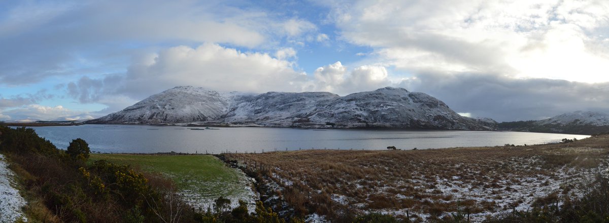 All white around Bellacragher Bay ❄️🏔️