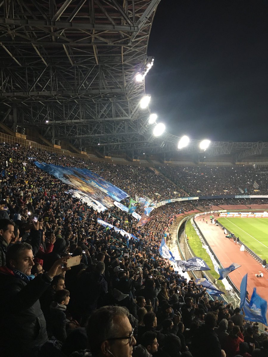 Trip 10; April 2017Napoli 1-1 Juventus  Notes: Couldn't get a shirt in time for this trip so had to go not wearing colours  Higuain's first game back in Napoli after his acrimonious departure to Juve Later picked up a shirt for next time I go 