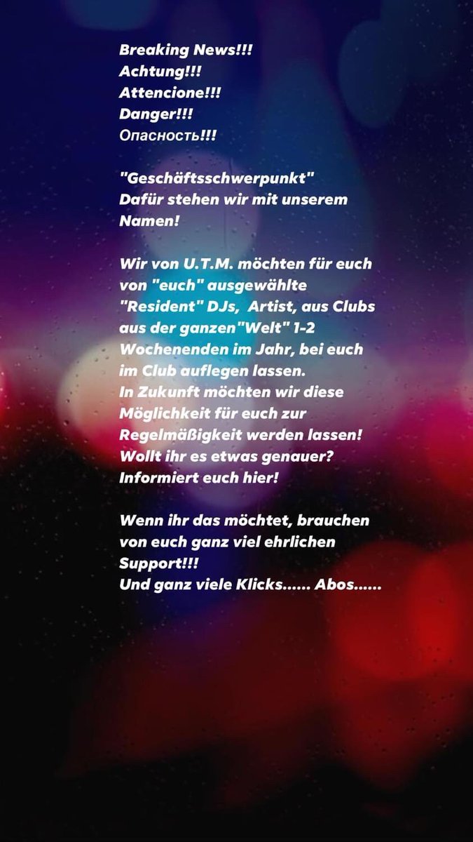 _U_T_Music's tweet photo. Achtung Achtung Ladys und Gentlemen ich bitte um Ihre Aufmerksamkeit! https://t.co/M0pkXdZmz3