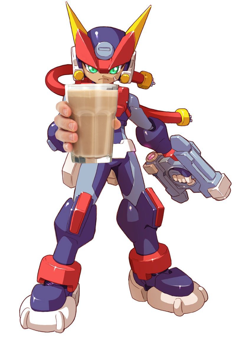 Every Mega Man from each series gives you Choccy Milk (2/2)