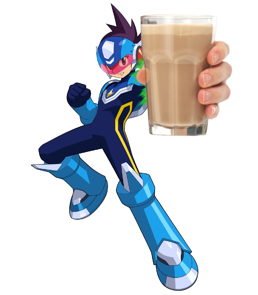 Every Mega Man from each series gives you Choccy Milk (2/2)