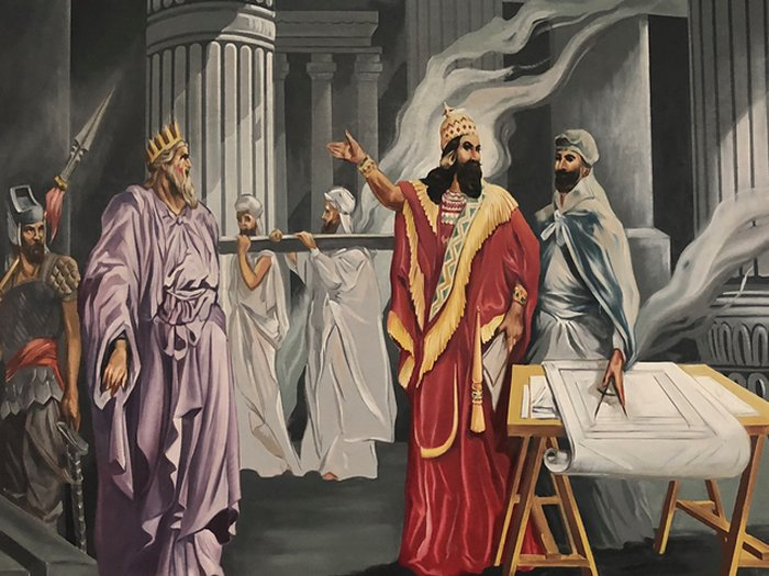 When your merchandise went out on the seas,  you satisfied many nations;with your great wealth and your wares  you enriched the kings of the earth.Now you are shattered by the sea  in the depths of the waters;your wares & all your company  have gone down with you.