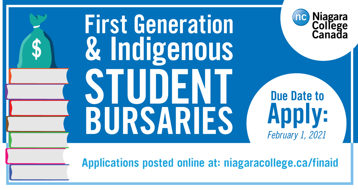 There's still time to apply! Applications for Indigenous Student Bursaries and First Generation Bursaries are open until Feb 1.

➡️ 14 Indigenous Student Bursaries available 
Apply: bit.ly/NCIndigenousBu…

➡️ 42 First Generation Bursaries available
Apply: bit.ly/NCfirstgen