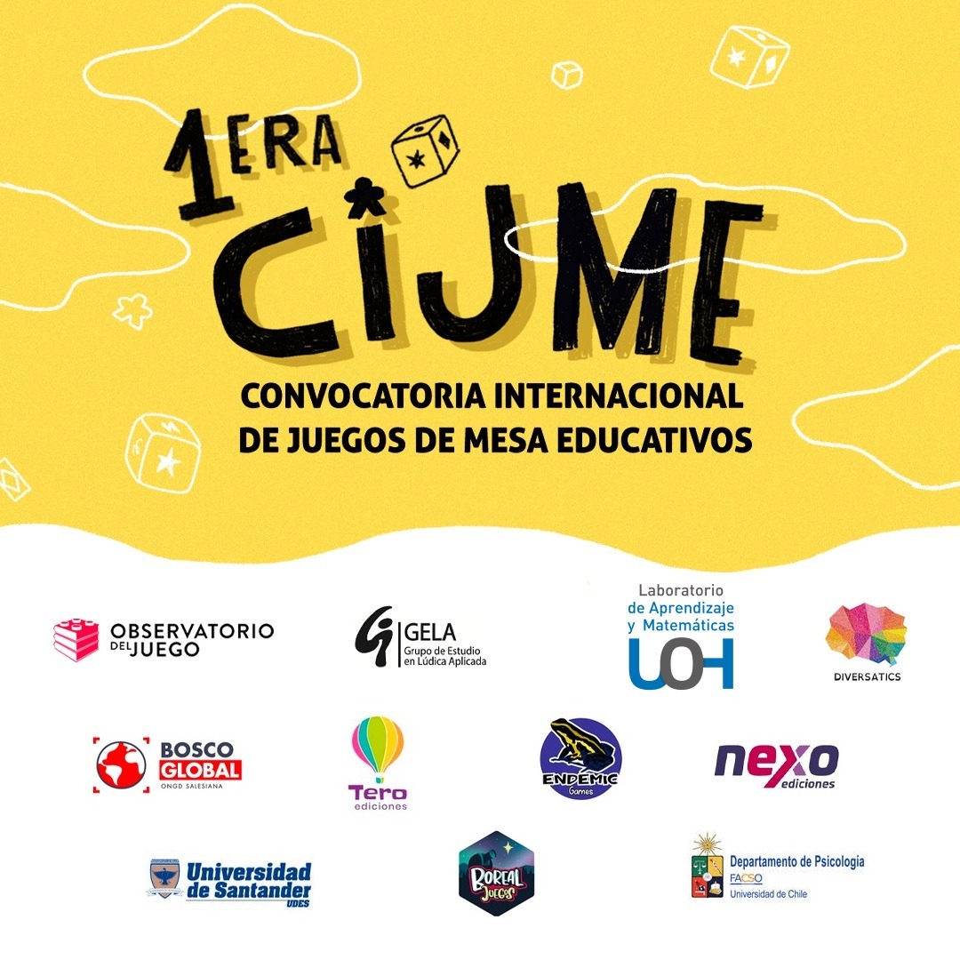 Si eres docente o autor de juegos, lo que os vamos a presentar hoy te interesa👾🎲🎳  El ODJ junto con otras entidades que trabajamos con metodologías lúdicas os presentamos CIJEM21, una convocatoria para juegos de mesa educativos más información en cijme.com⤵️⤵️