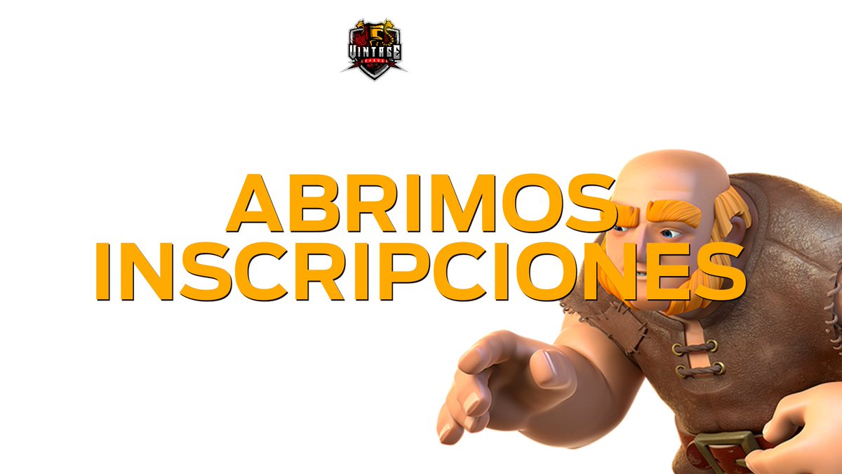 LigaVintageE's tweet photo. #ClashRoyale 
🔸¡Inscripciones Abiertas! 

Abrimos inscripciones para una nueva edicion gratuita,inscribe a tu equipo aqui! ⬇️

https://t.co/zzVzk4CCOk https://t.co/WTlJVgXu3K