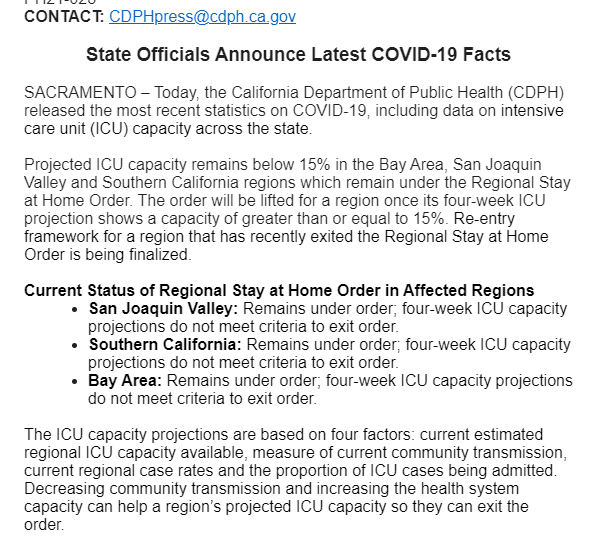 Comm40LD's tweet photo. Example of assertion without verification #comm40. RT @ABCLiz: A bit confused by the huge jump. On Friday, the Bay Area ICU capacity was 6.6%. https://t.co/2X799UZ2EI