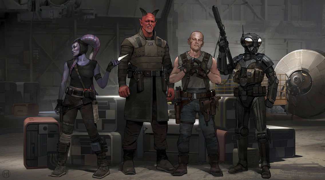 the amazing concept arts of The Mandalorian: a (long) thread