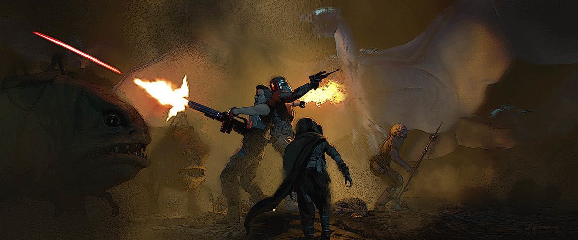 the amazing concept arts of The Mandalorian: a (long) thread