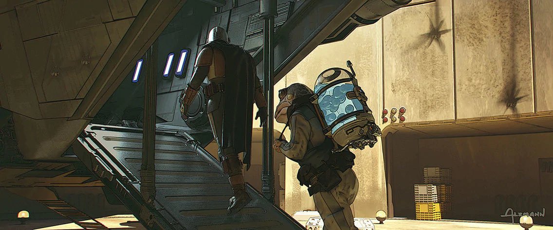 the amazing concept arts of The Mandalorian: a (long) thread