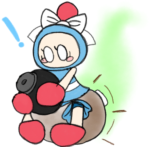 Paddoomustu's tweet photo. アクア: ボンバーマン https://t.co/2IbjtXZw5L