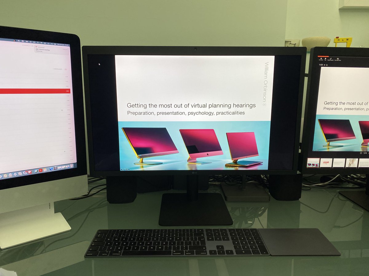 Not snowballing, preparing my presentation for this Wednesday’s Carson McDowell webinar ‘Getting the most out of virtual planning hearings’. Other speakers are Sarah Dunlop CMcD &amp; Seamus Fay RPS, with CMcD’s Grant McBurney keeping us under control.