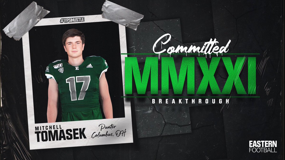 🟢⚪️ COMMITTED and Looking forward to the journey! <a href="/nunez_jay/">Jay Nuñez</a> <a href="/Coach_Creighton/">Chris Creighton</a> <a href="/KohlsKicking/">Kohl's Kicking Camps</a> <a href="/EMUFB/">Eastern Michigan Football</a> <a href="/jakejulien/">jakE</a> <a href="/CoachEddie09/">Michael Edwards</a> <a href="/KilbourneFB/">Worthington Kilbourne Football</a> #EMUEagles