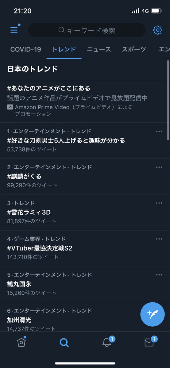 渋谷ハル8 個人勢vtuber On Twitter とんでもないツイート数だったみたいで