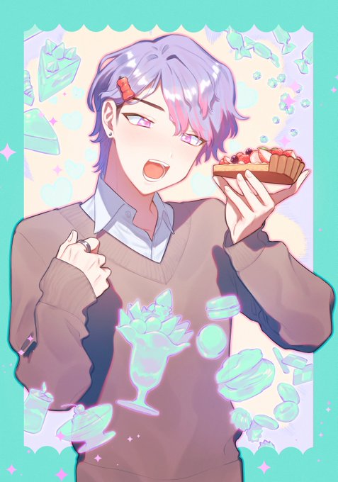 スイーツ男子のtwitterイラスト検索結果
