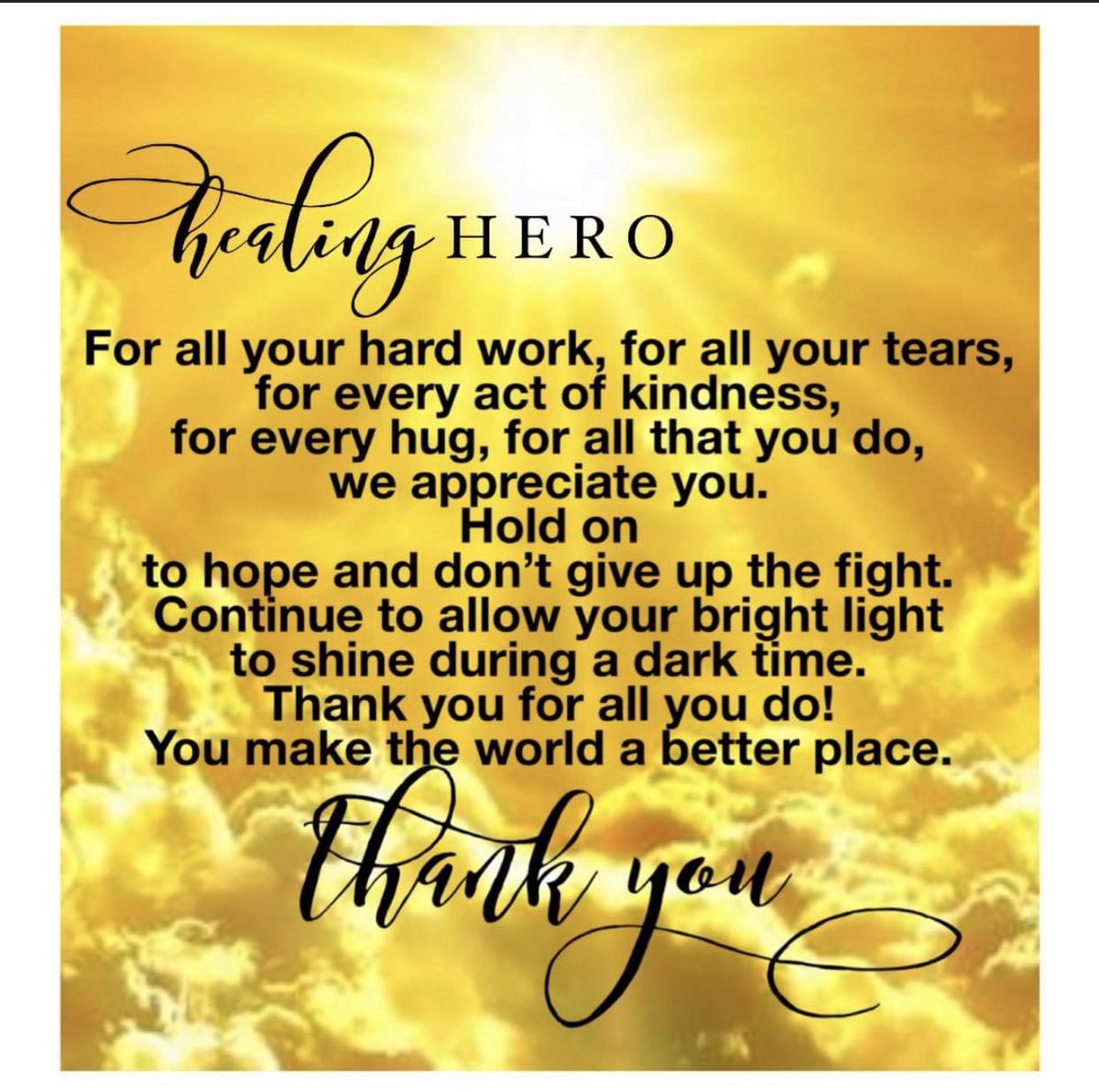 AnikaDPorter's tweet photo. Our thoughts and prayers are still with you Essential Workers! 🙏🏽🙏🏽🙏🏽
Lifespiration donated 1,000 cards to local Hospitals and Healthcare Workers.  Hang in there Essential Workers!!! We appreciate you. https://t.co/fSOQqis5lR