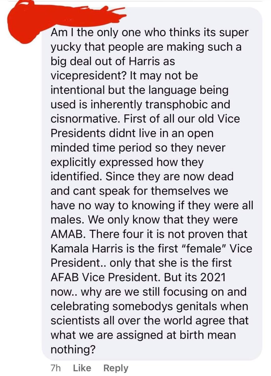  #nooneissayingsexdoesntexist but Kamala Harris isn't the first female VP and it's gross to suggest she is. 