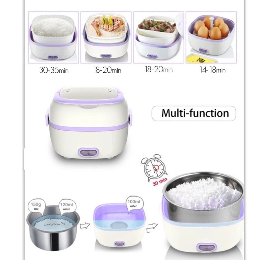 14. Electric lunch box. Boleh masak bubur untuk baby and panaskan makanan. I tak guna sebab I guna rice cooker and microwave utk panaskan makanan. But in case if you need this:  https://shp.ee/ggx26cd 