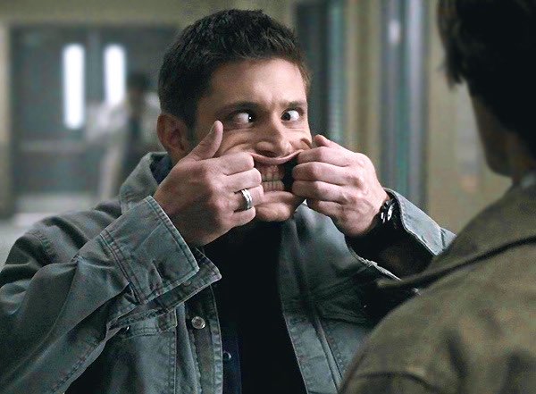 jarpackles's tweet photo. "dean winchester é um personagem tóxico"

o dean: https://t.co/dJgXJli5c5