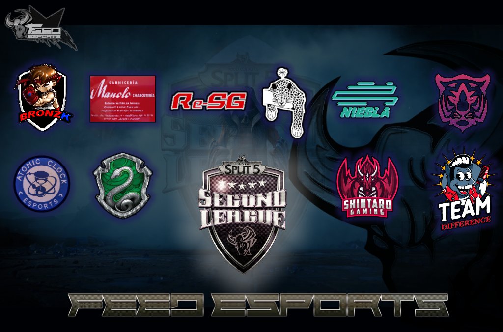 FEED_eSports's tweet photo. Muy bien chicos, lo estabais esperando!! Aquí os presentamos nuestra #FEEDSecondLeague, que tendrán como participantes a: @BronzeSKoreanoS @AtomicClockLoL #GIVEUSASIGN #SNAKETeam #RealeSportingGijón #NOMERCY #NieblaTeam @shintaro_gaming #TheLastChoice y #TeamDifference !! https://t.co/ASo4ud90dS