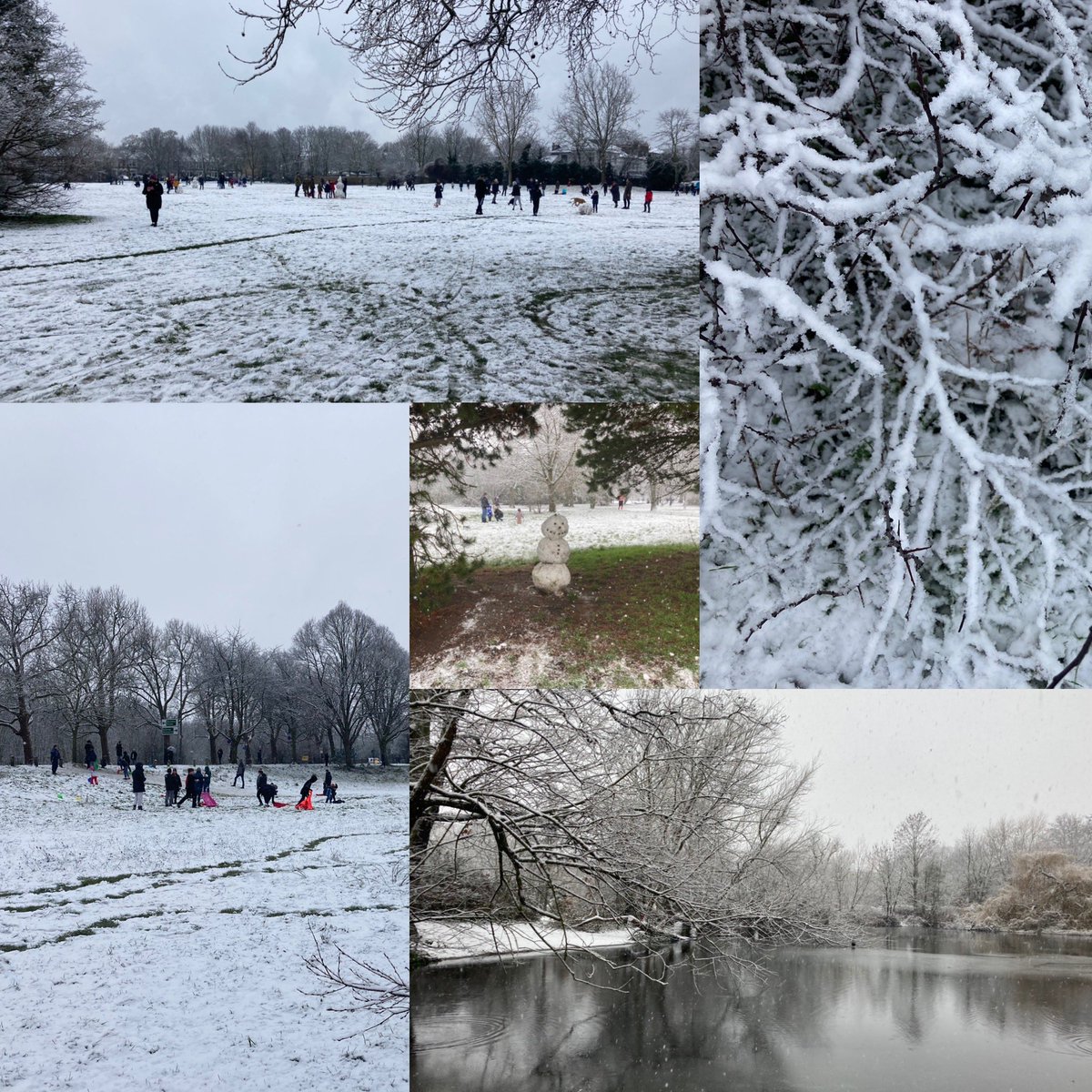 Very enjoyable indeed! 😀and because the snow covered the mud everyone was spread out evenly, and there was never any sense of social crowding! Fun and beauty all the way! 😊