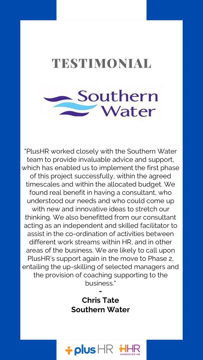 PlusHRLtd's tweet photo. Thank you to our clients for our lovely feedback!!
@EMIMusicGlobal @MedisaveUK @SouthernWater #testimonial #feedback #thankyou #hr #plushr https://t.co/UA2YVq5s77