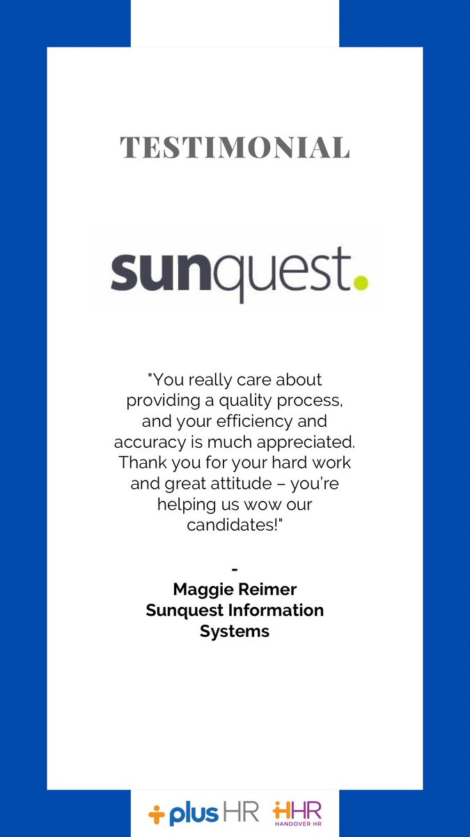 PlusHRLtd's tweet photo. Thank you to our clients for the lovely feedback:
 #KindnessMatters #community #gratitude #feedback #HRCommunity #plushr #hr @SunquestInfoSys @GSMA https://t.co/UlpEQBrzKC